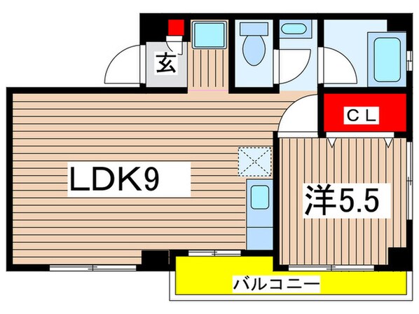 Ｅナカジマの物件間取画像